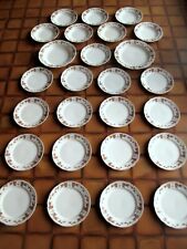 SERVICE 2 DISH & 24 PLATE hollow & plate Faience Dish Flat NIMY Belgium 1900