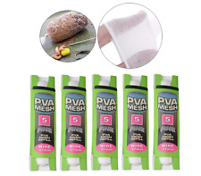 5 Sac Soluble Carpe PVA Mesh 37 mm. 5M Pour Peche Carpe