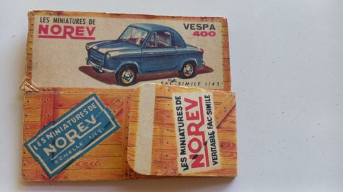 Boite vide origine norev - boite, d'origine