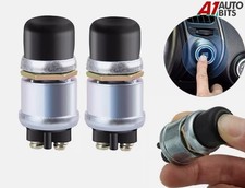 2PCS 12V 50A Imperméable Interrupteur Bouton Poussoir Bateau Auto Klaxon Moteur