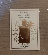 Carte Parfumée - Perfume Card . Lancôme - La vie est belle 