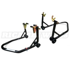 STVK motorcycle stand set front / rear mounting stand lifter (2 pieces) excellent 