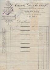 1902 : PARIS – TASSART BALAS BARBAS SUCCESSEURS – HYDRAULICIENS