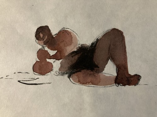 Beau dessin crayon aquarelle - beau,