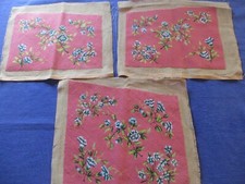 Tapisserie canevas rose fleurs