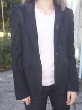 Belle veste blazer tailleur Zara T 38 M noire (mesures)