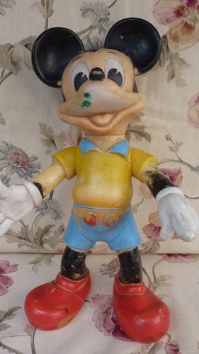 Ancien jouet pouet - mickey, walt