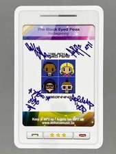 2011 Delhaize The Black Eyed Peas Star & Tunes Autograph Card (Belgium) (Music)