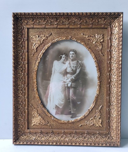 Cadre bois decor relief platre - decor,