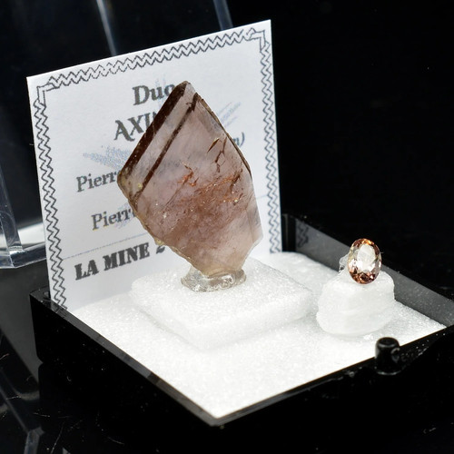 Axinite duo pierre taillée - -,