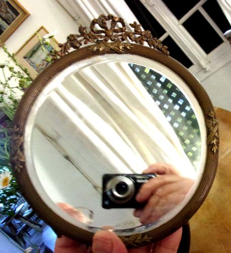 Miroir ancien verre biseauté