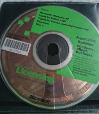 Microsoft licensing-Tablet PC 2005-Win xp pro sp2-2 cd