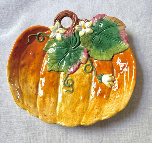 Fitz floyd pumpkin canape - pumpkin,