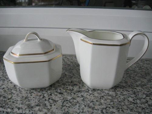 Sucrier cremier porcelaine - sucrier,