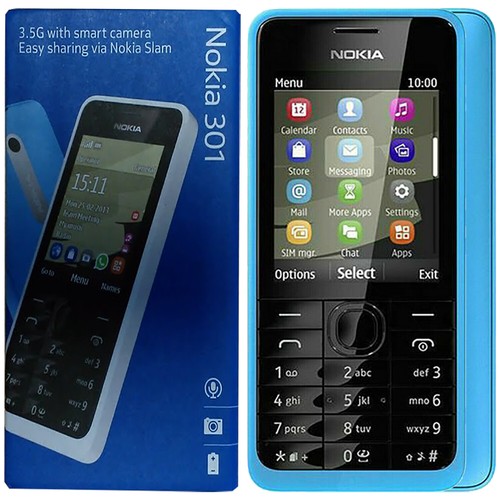 New nokia asha 301 single - new,