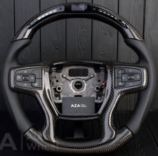 GMC Sierra Silverado Tahoe Denali AT4 2019-2024 Carbon  Custom Steering Wheel