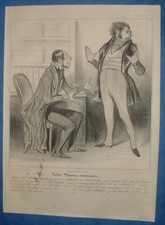 CHD 1070 DAUMIER 1838 HUMOUR -