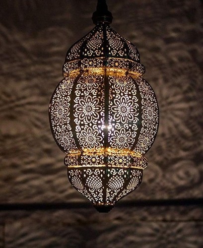Plafonnier suspendu marocain