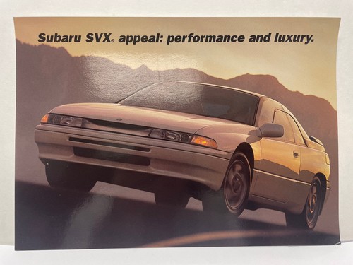 Carte publicitaire subaru - publicitaire, svx