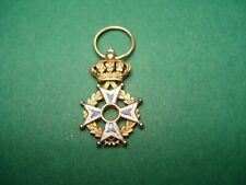 Belgium Medal Reduction of the Order of Leopold in Gold, as is