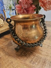 Cauldron Hammered Copper Chain