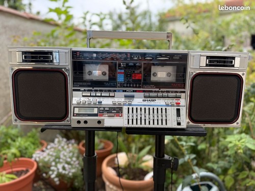 Boombox ghetto blaster sharp - boombox,