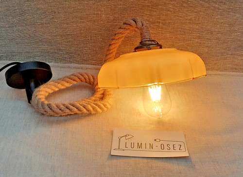 Ancienne suspension opaline - suspension,