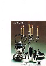 1978 ERCUIS silverware tableware ADVERTISEMENT