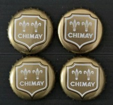 Destockage Lot De  4 Capsules Bière CHIMAY Or Format 33 cl Belgique 