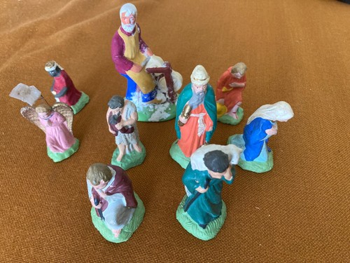Lot santons anciens - 9,