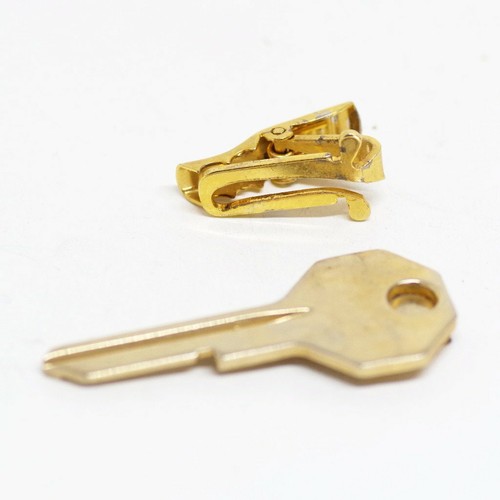Removable key tie clip - removable,