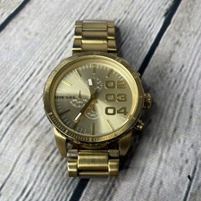 Montre Homme DIESEL DOUBLE DOWN DZ4268 Chrono Acier Inoxydable d'Or 51mm - Used