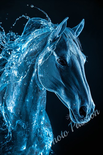 Photo cheval sauvage - a4,