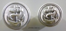 2 Boutons MILITAIRES/MARINE  