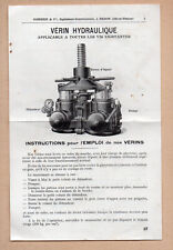 Redon (35) advertising old papers agricultural machinery GARNIER (P40100)