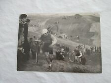 PRESS PHOTOGRAPH SPRINT MIRROR CYCLING CYCLISTS BICYCLE 1930s +-