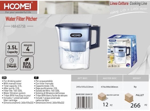 Hoomei carafe filtrant eau - hoomei,