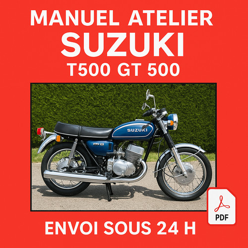 Manuel atelier suzuki t500 - manuel,