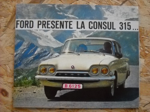 Catalogue brochure ford consul - catalogue/brochure,