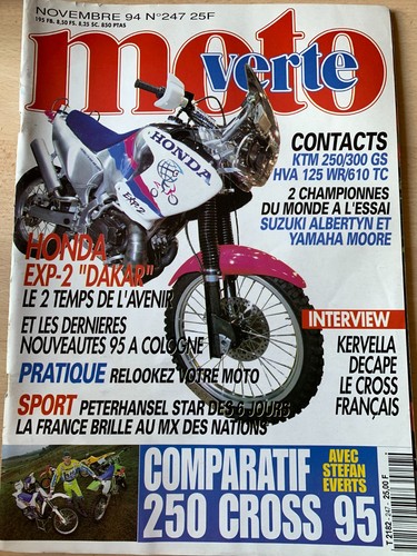 Moto verte magazine 247 du - moto,