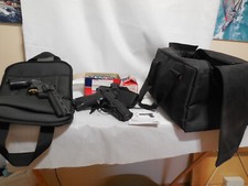 Lot of 2 C02 Guns- Crosman 357 & Beretta Px4 Storm w/ holster, 35ea C02, Case