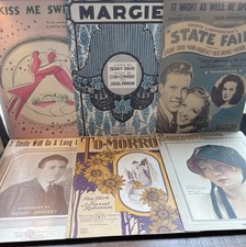 Choose 4 Sheet Music VTG Various Titles