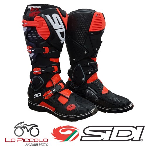 Bottes sidi crossfire rouge - crossfire,