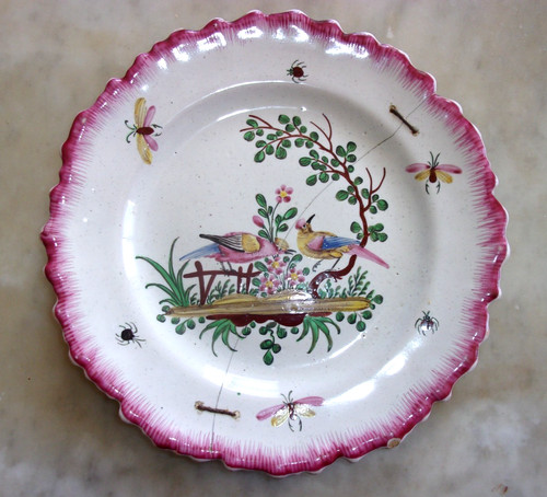 Assiette aux oiseaux - , en