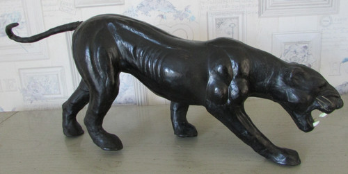 Statue panthère noire - panthère,