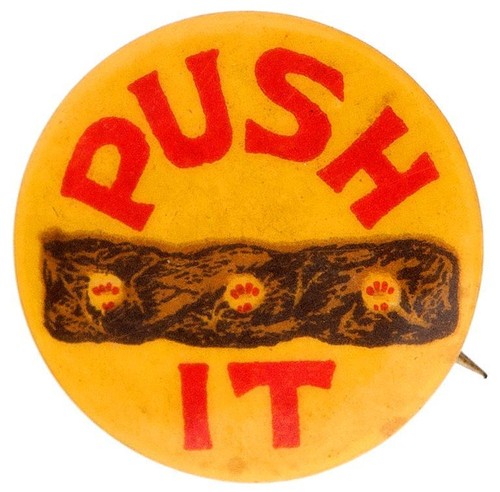Push apparent plug - "push, it"