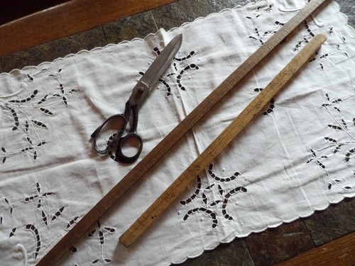 Anciennes toises ciseaux - toises, et