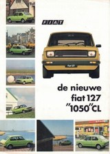 Catalogue Brochure Fiat 127 1050  CL 05/1977 Pays Bas Nederland