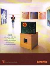 ADVERTISING 2000 SCHOLTES Glass Ceramic Cooktable