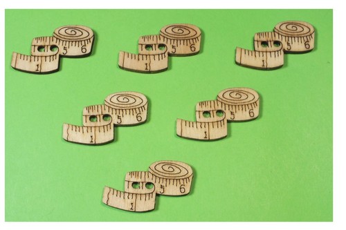 Lot boutons bois - lot,